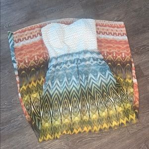 Multi color maxi dress